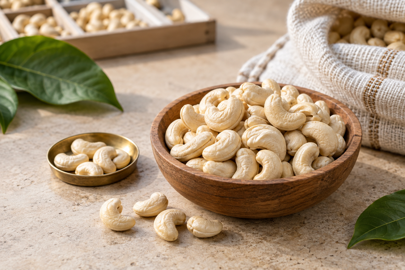 Cashew Nuts prepared for export