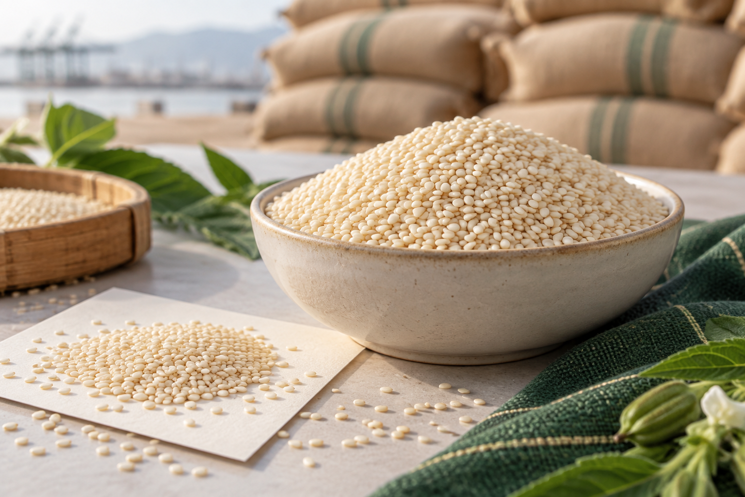 Sesame Seeds prepared for export